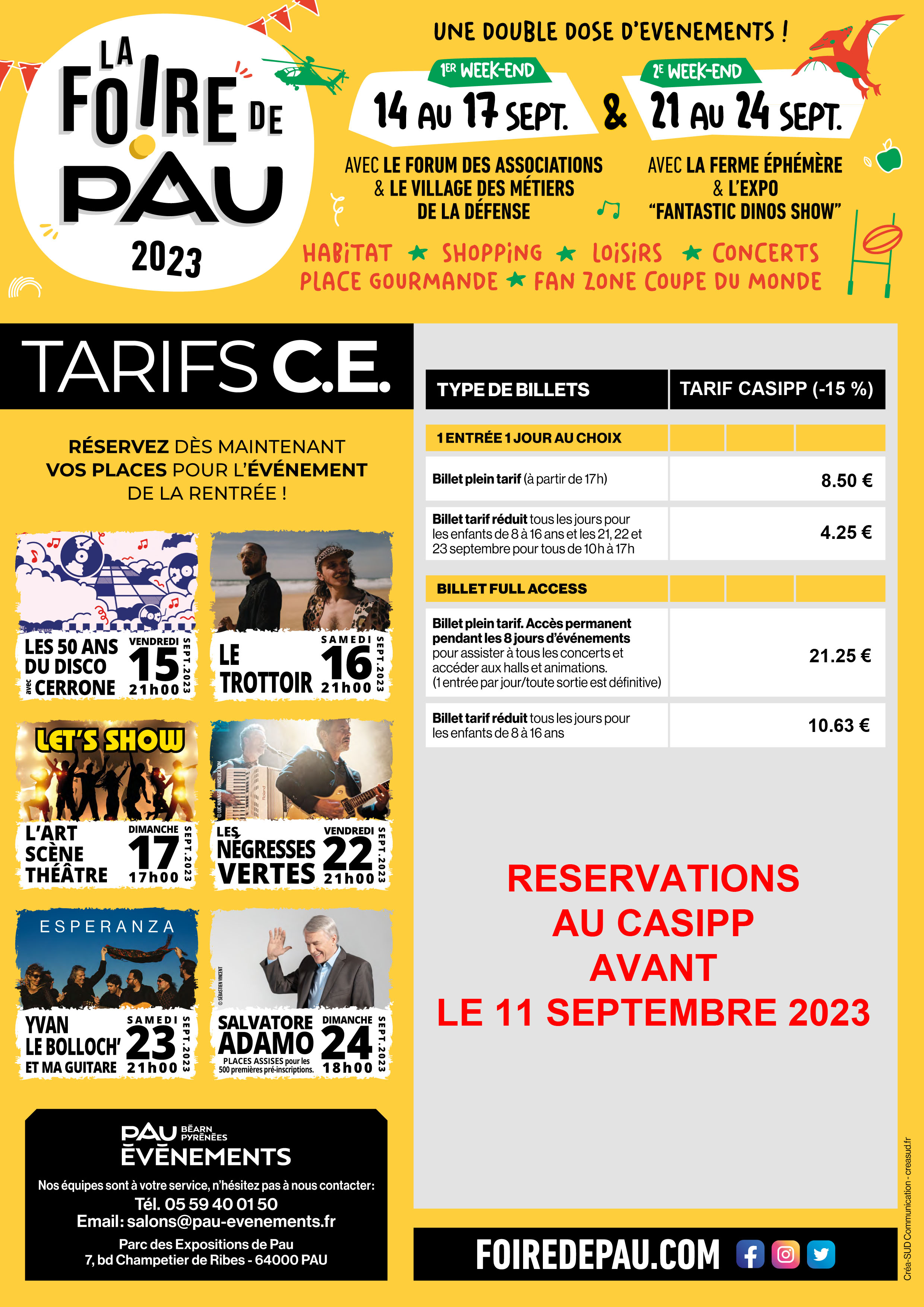 foire2023 tarifs ce