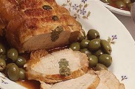 roti veau olives